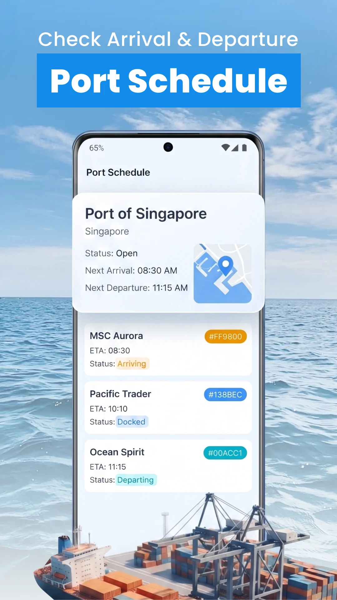 Marine Tracker Ship Finder screenshot
